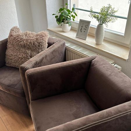 Malerische Maisonettewohnung Mit Zwei Balkonen Plauen Esterno foto