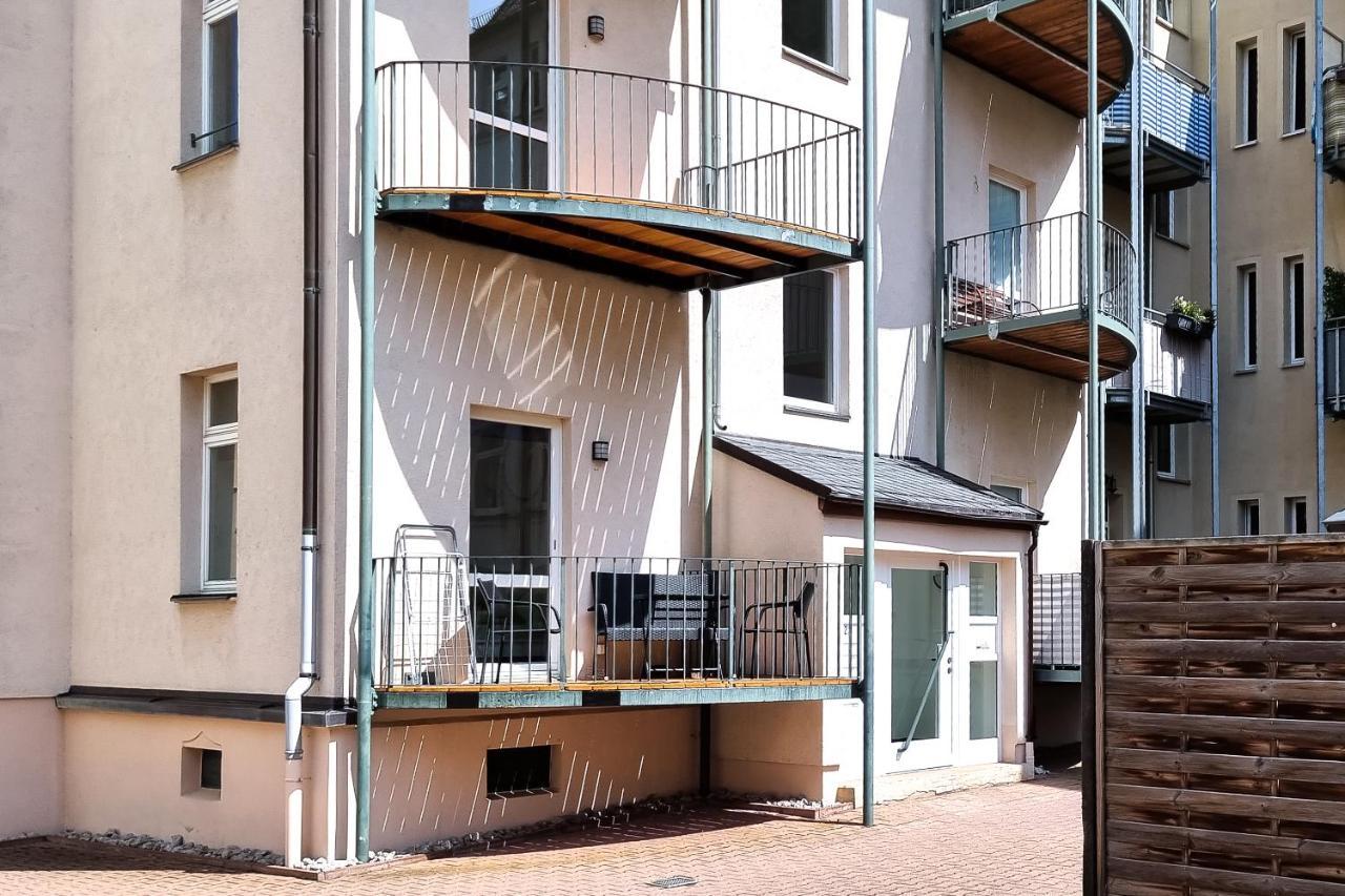 Malerische Maisonettewohnung Mit Zwei Balkonen Plauen Esterno foto