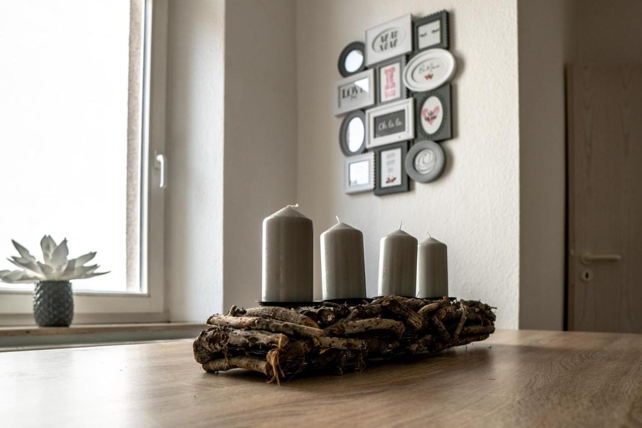Malerische Maisonettewohnung Mit Zwei Balkonen Plauen Esterno foto